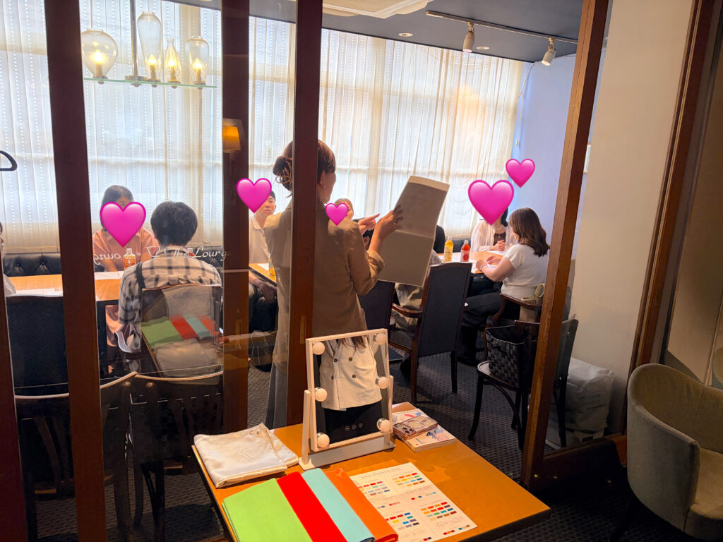 【開催報告】自分に似合う色を知って、もっと素敵に♡「パーソナルカラー診断体験付きお茶会」を開催しました！